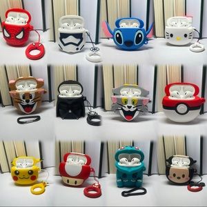 Character Airpod Cases 1st and 2nd Gen